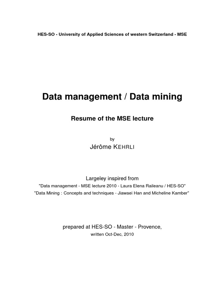 Resume 1 | PDF | Data Warehouse | Databases