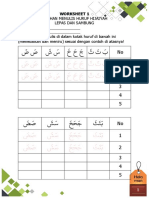 Worksheet 1 Menulis Huruf Hijaiyah 210721 155038