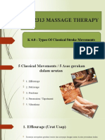 5 Classical Stroke Movements in Massage Therapy