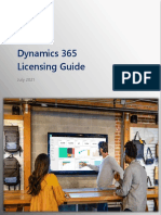 Dynamics 365 Licensing Guide July 2021