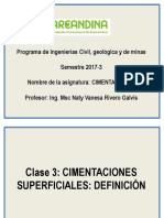 Clase 3 Cimentaciones Superficiales