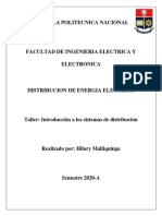 Taller Introducción A Los Sistemas de Distribución