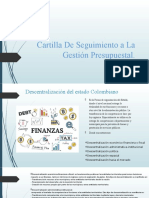 Cartilla de Seguimiento A La Gestión Presupuestal