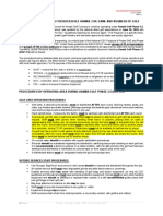 MODIFIED GOLF COURSE PROCEDURES FOR HAWAII GOLF PHASE 2.5