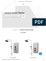 Instant Water Heater - JOVEN Home Appliances