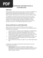 ANTECEDENTES HISTÓRICOS DE LA CONTABILIDAD. Thaily Giovanna Jonjitud Lepe