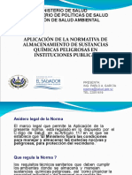 Almacenamiento Sustancias Quimicas Peligrosas Instituciones Publicas