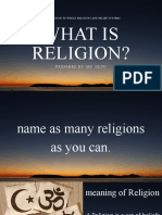 What Is Religion