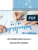 PM ProWORLD Mastering PMP Calculations