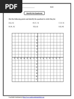 Quadrant Wroksheet