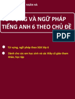 Bai Soan Tu Vung Ngu Phap Tieng Anh 6 Theo Chu de