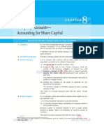 Company Accounts - Accounting For Share Capital: Meaning of Key Terms Used in The Chapter