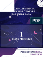 Menganalisis Biaya Produksi Prototype Barang Dan Jasa