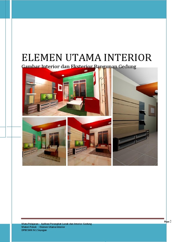 Elemen Utama dalam Desain Interior | PDF