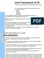 Constitutional Framework of IR