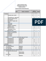 Jadual Spesifikasi Ujian Pengesanan Tahun 6 2018 Daerah Kuantan Bahasa Inggeris Pemahaman (013) NO