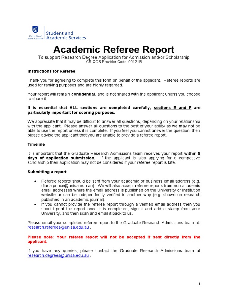 referee report sample