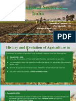 Agriculture Sector of India
