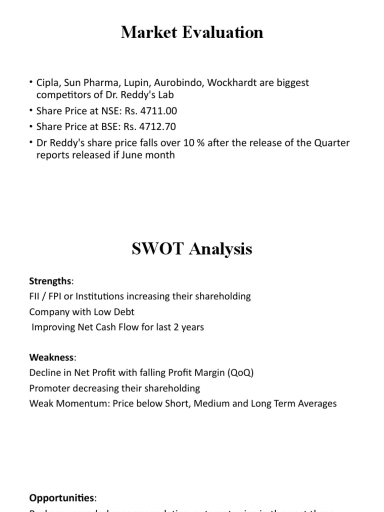 Market Evaluation | PDF | Business | Finance & Money Management