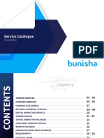 Bunisha Service Catalogue Second Edition (2021)
