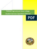 Bulacan Agricultural State College Student Services Operations Manual