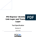 PCI Express Architecture Link Layer and Transaction Layer Test Specification Revision 3.0