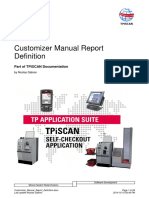 Customizer Manual Report Definition