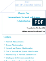 Chapter One Introduction To Network and System Administration