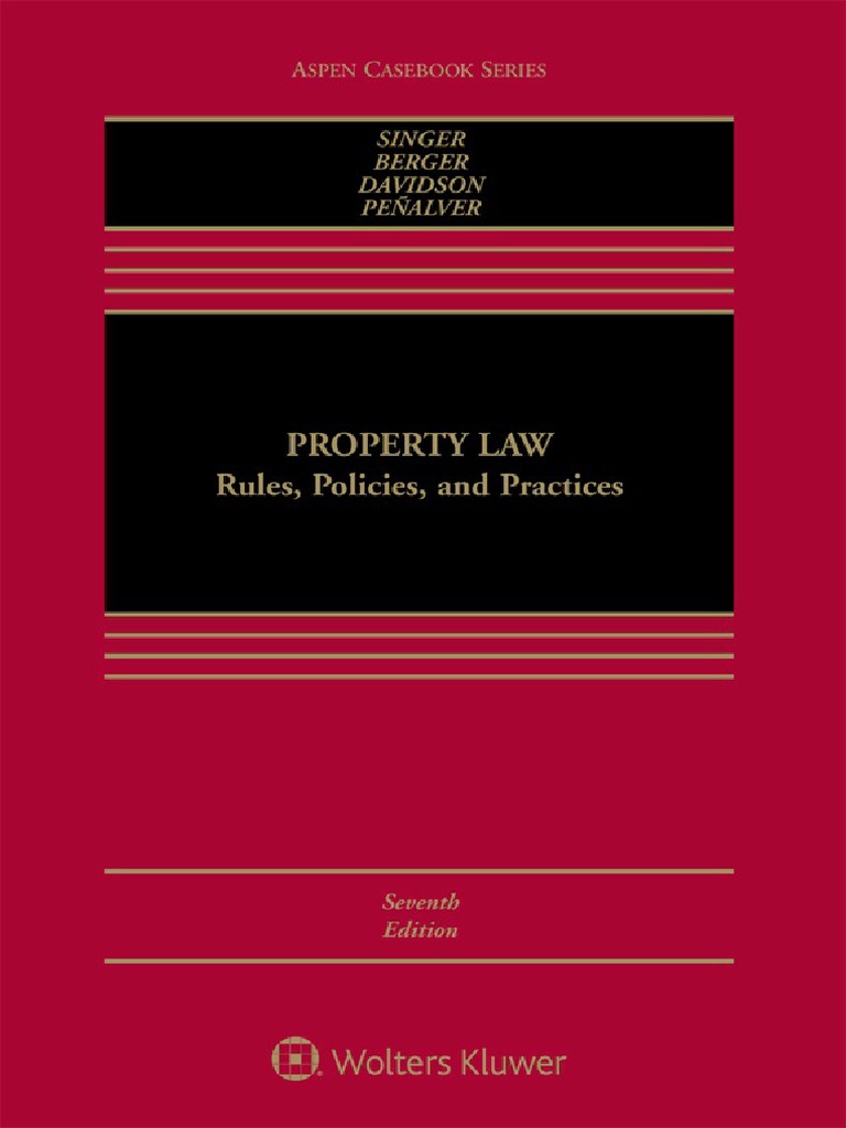 Property Law Rules Policies and Practice | PDF | Leasehold Estate ...