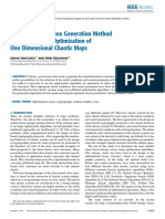 22A New Chaotic S-Box Generation Method Using Parameter Optimization of One Dimensional Chaotic Maps