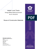 Reusing Construction Materials Reduces CO2 Emissions