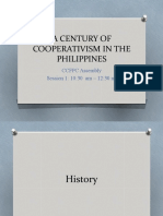 A Century of Cooperativism in The Philippines