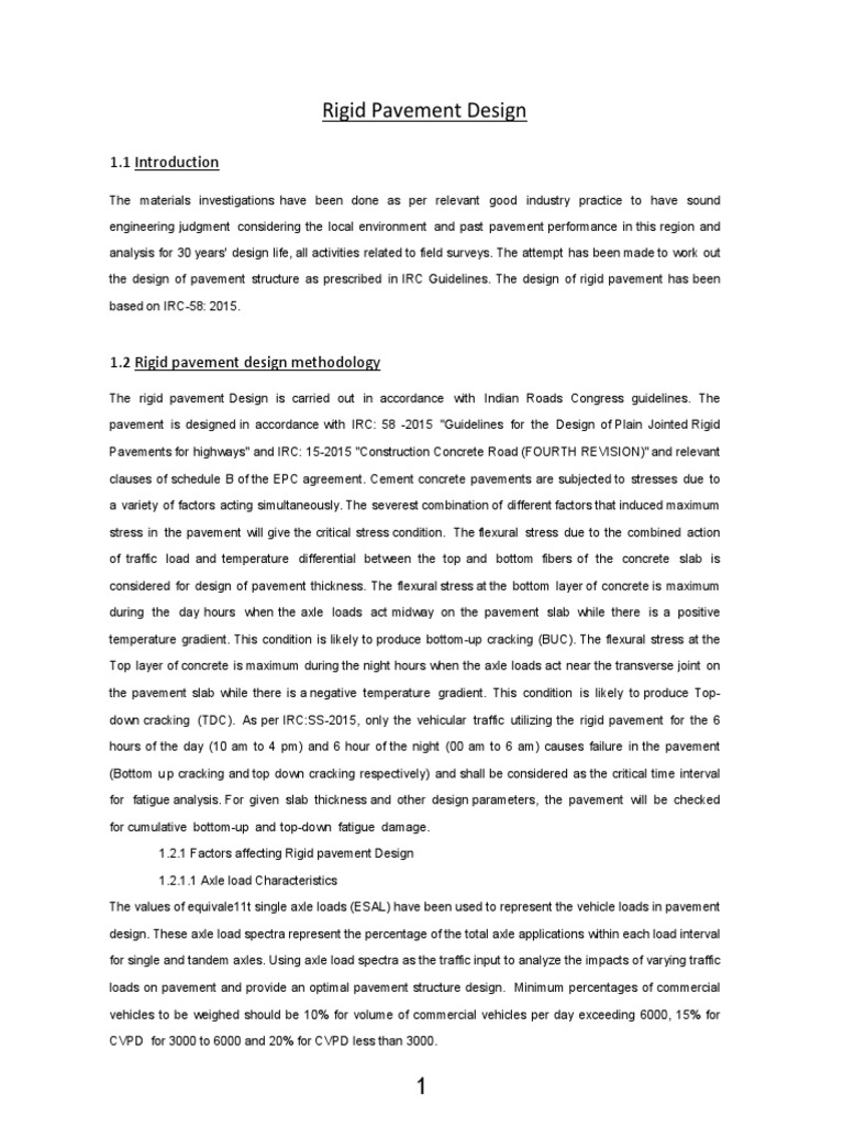 Rigid Pavement Design Guidelines | PDF | Road Surface | Fatigue (Material)