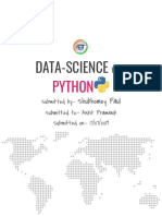 PROJECT On Data Science With Python