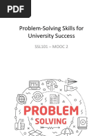 MOOC 2 Problem Solving Skills For University Success