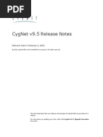 CygNet 95 Release Notes