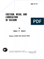 Friction, Wear, and Lubrication IN Vacuum: Donald Buckley