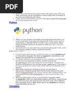 Python Notes (Code With Harry) | PDF | String (Computer Science ...