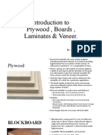 Introduction To Plywood Industry