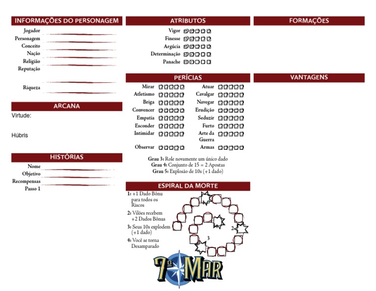 Atributos e Perícias para RPG | PDF
