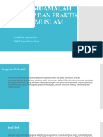 Fiqih Muamalah, Prinsip Dan Praktik Ekonomi Islam