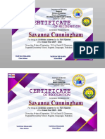 Certificate Lay Out (Editable-Savanna Cunningham)