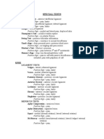 Common Special Tests