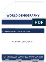 World Demography: Subject: Demography, Population Studies, Human Ecology and Environment Studies
