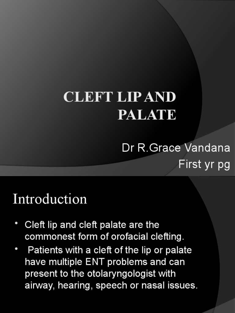 Cleft Lip and Palate Overview | PDF | Face | Medical Specialties