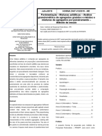 Análise granulométrica de agregados e misturas asfálticas