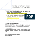 Capacidades Físicas Trabalho Individual