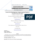 Common Fixed Point Results For R - Weakly Commutin