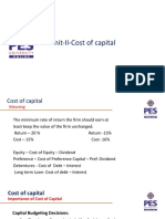 Unit-II-Cost of Capital