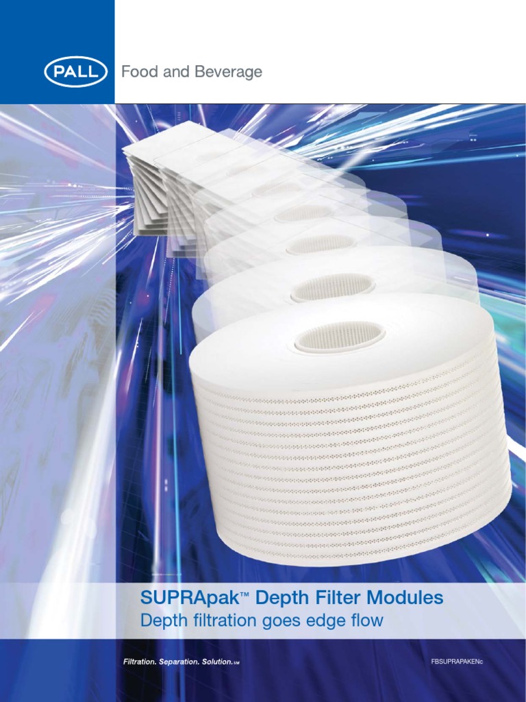 Suprapak Depth Filter Modules: Depth Filtration Goes Edge Flow | PDF ...